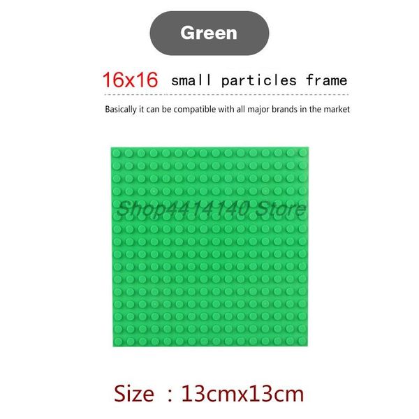 

одноместный 16x16 точек базовые пластины точка одноборочные базовые пластиковые кирпичи совместимые бренд строительные блоки игрушки для дет