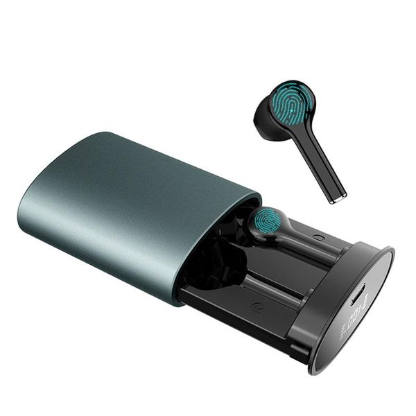 

t7 bluetooth headphones contact control with wireless charging case ipx5 waterproof tws stereo earphones for sport