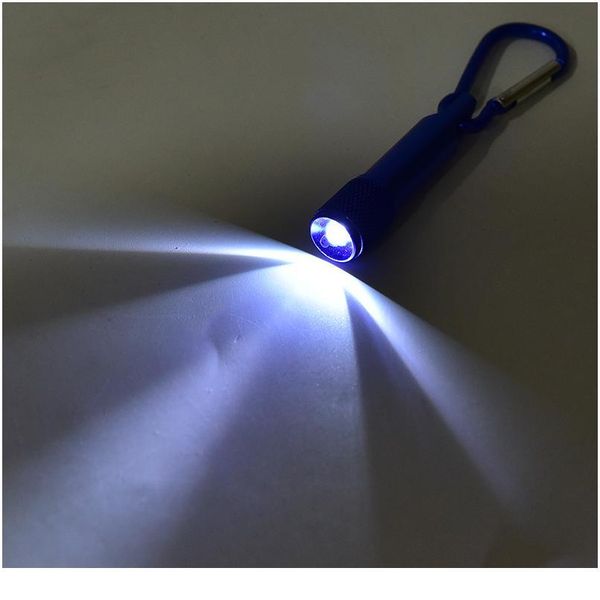 

portable carabiner flashlight mini bright led flashlight camping keychain torch handy light lamp carabi qylvgm