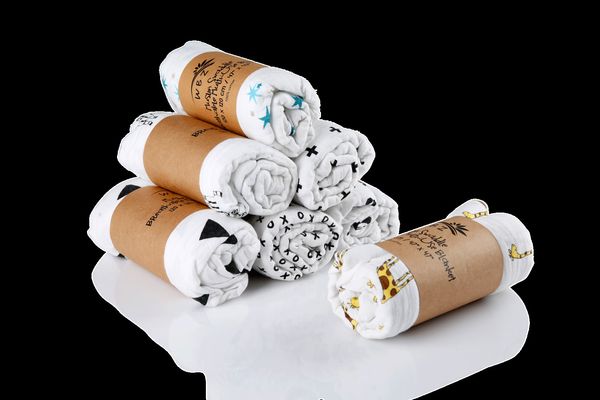 

simfamily] 1pc muslin 100% cotton baby swaddles soft newborn blankets bath gauze infant wrap sleepsack stroller cover play mat q1221