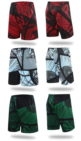 

men's basketball shorts sports gym quick-dry fitness compression board shorts men basketball workout running exercise, Black;blue