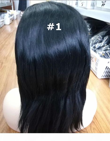 

straight wig human hair front lace baby hair malaysian brazilian remy vrigin 130% density wigs, Black;brown