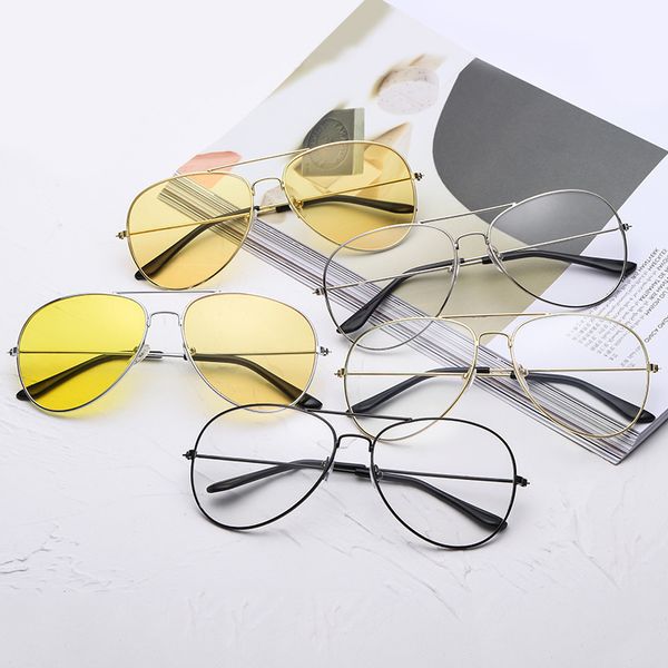 

drivers copper car 1pcs alloy sunglasses anti-glare night goggles driving glasses auto accessories