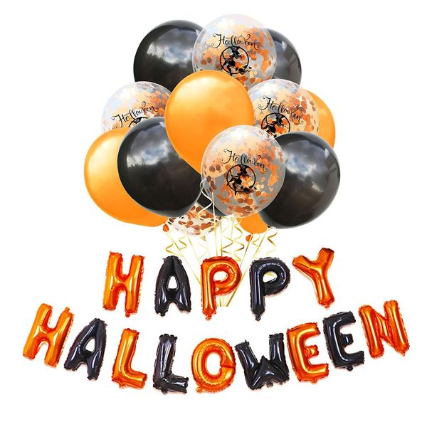 

amawill хэллоуин украшения latex шар гобелен крови капельное ожерелье тыквы bat паук череп баннер happy halloween гирлянда yxlkjj