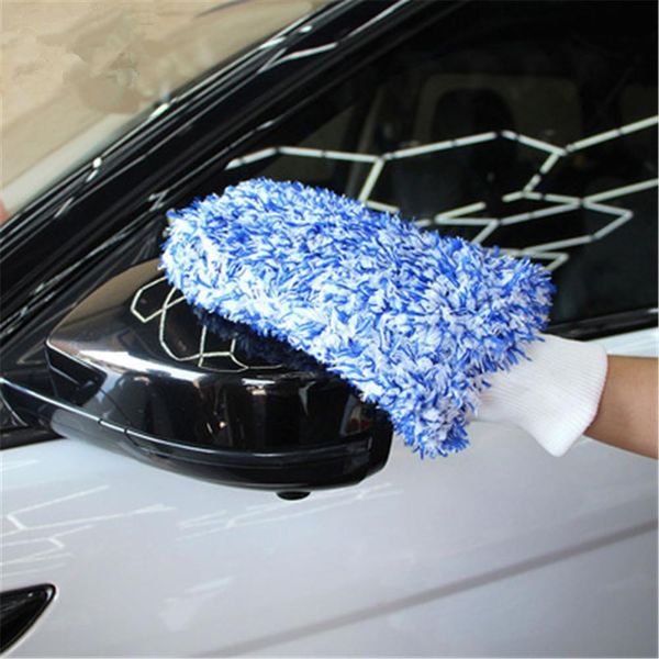 

soft absorbancy glove high density car cleaning ultra soft easy to dry detailing microfiber wash mitt cloth 28x20cm h jllqct