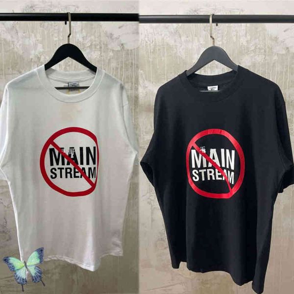 

no mainstream men women t-shirt oversized vetements tees, White;black