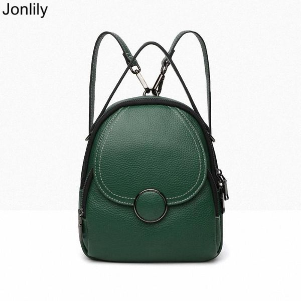

jonlily women genuine leather mini handbag multifunctional shoulder bag messenger bag elegant crossbody daily purse -kg189
