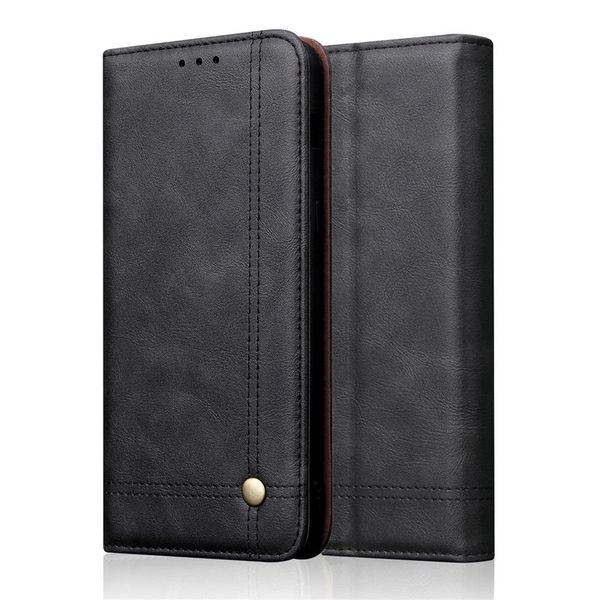

casual style retro crazy horse texture horizontal flip leather case for huawei p30 lite nova 4e with card slots holder wallet
