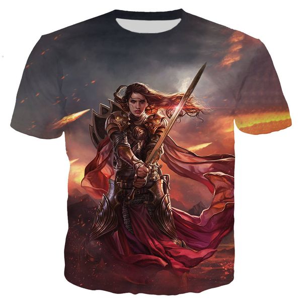

tcg magic the gathering 3d print shirts kawaii oversized graphic men clothing