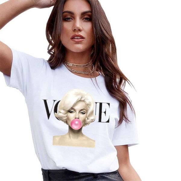 

new arrivals t shirt women fashion vogue printed harajuku female t-shirts summer short sleeve casual tshirt, White
