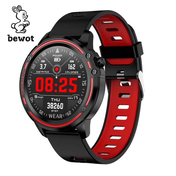 

l8 smart bracelet round screen touch heart rate ecg blood prsure ip68 waterproof offline payment long standby