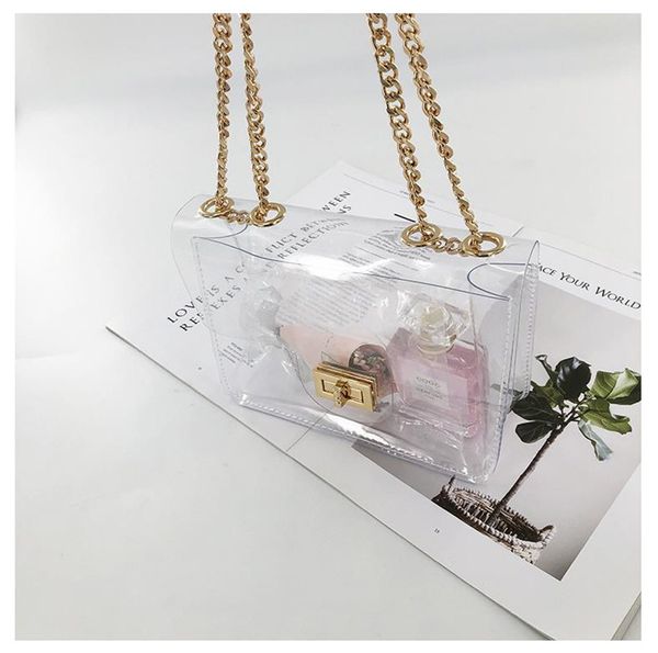 

bags crossbody bag all-match jelly transparent pvc small square bag 2020 fashion new arrival popular trend selling nice style