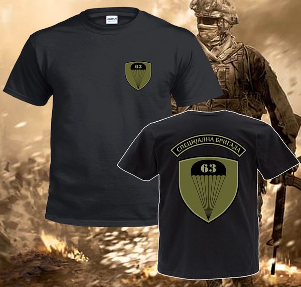 

2018 summer fashion casual inspired serbian special force, 63 parachute battalion black design sport hooded sweatshirt hoodie men t shirt