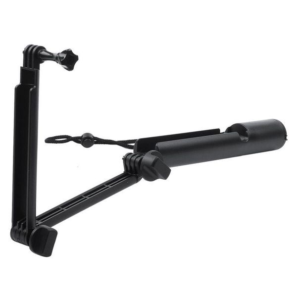 

foldable three-way camera hanging camera handle tripod for