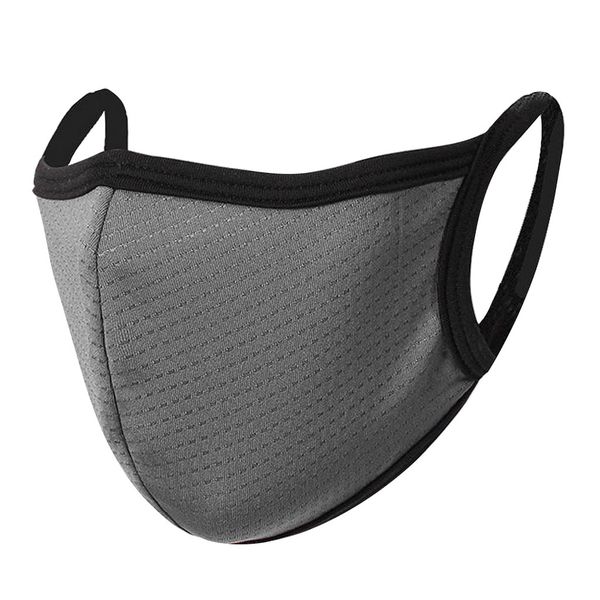 

men women washable reusable breathable masks windbreak seamless mascarilla riding quick-drying dustproof keep mask high quality, Silver