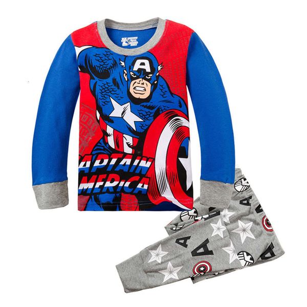 

new long sve suit children's pajamas, Blue;red