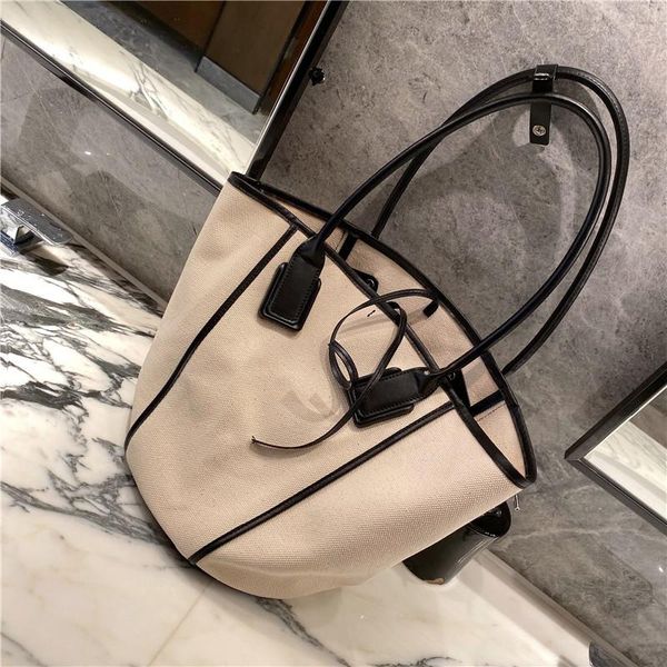 

canvas bucket bag cylindrical 2020 new wild large capacity small square bag shoulder female handbag