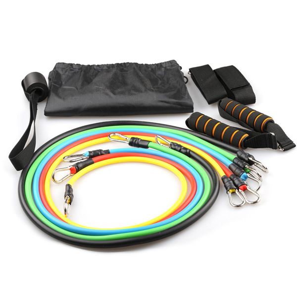 

17 в 1 фитнес resistance tube группа йога центр stretch тросовых упражнения обучение expander дверь якорь с ручкой ремешки bbynms