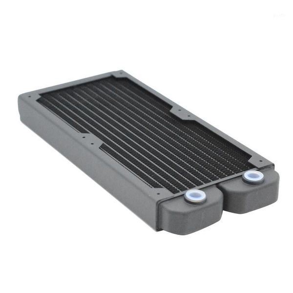 

emod tsrp-tw240 240mm computer water cooling copper radiator 14 flat tube single layer copper fin for 12cm fan for cpu heat1
