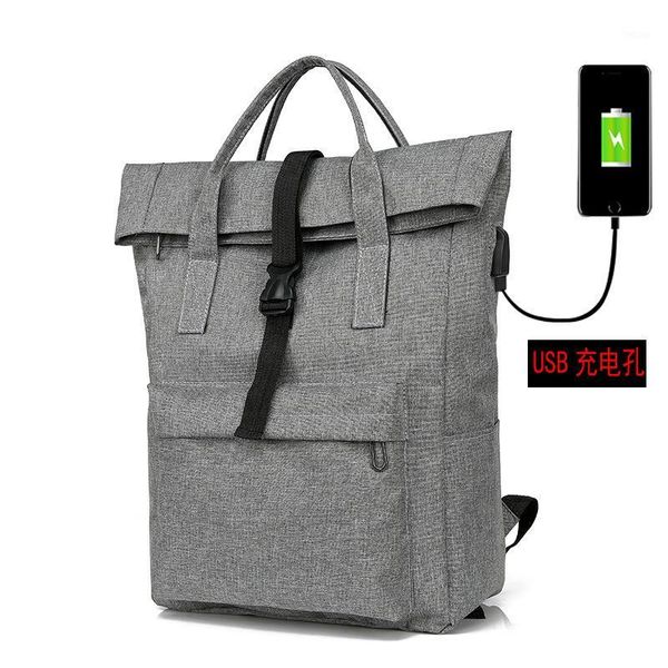 

waterproof oxford cloth men and women backpack multi-function usb charging bag nylon backpack business,school bag, backpack,1