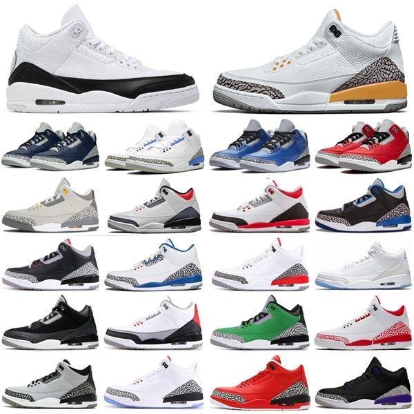 

new snakeskin\rretro 3 3s fragment jumpman men sport shoes midnight navy laser orange unc mens trainers sports sneakers