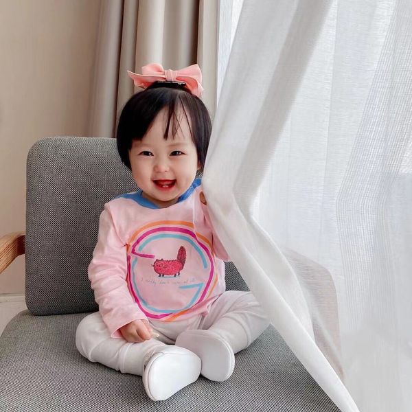 

compare with similar items 6-36month spring autumn baby kids baby girls clothes tracksuit sets pink long sleeve cute long, White