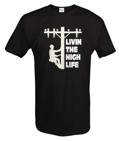 

2020 new fashion street wear livin high life lineman line workers tools pole 3d printing hoodie designers t shirts sweatshirt