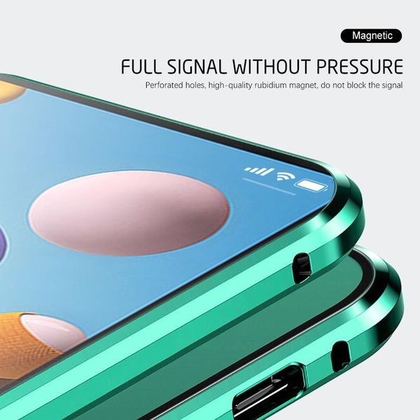 

360 magnetic case for samsung galaxy a51 a71 a31 a21s m21 m31 m30s m11 a11 a41 a50 a50s a30s doub qyleix