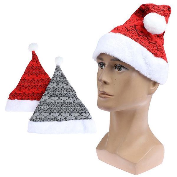 

christmas santa claus caps santa's hat red and white for christmas party gifts1