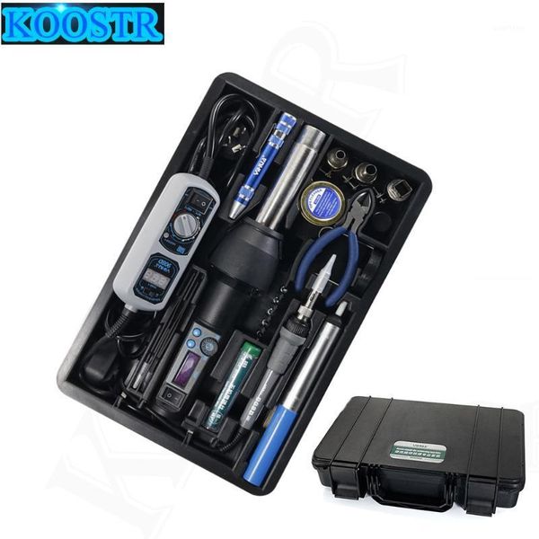 

yihua 8858-i 8858 908d eu/us 650w lcd adjustable electronic heat air gun desoldering soldering station bga welding tools1
