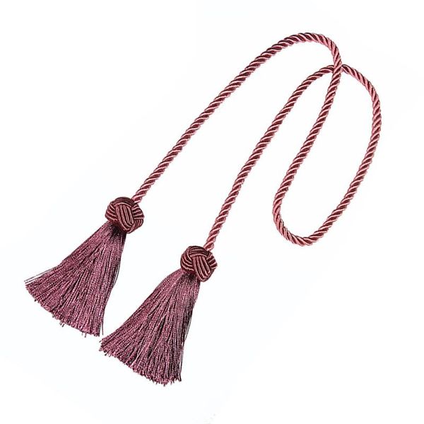 

1pc room accessories tassel curtain tieback fringe handmade curtain tie backs hanging ball buckle rope curtains holder bandage h jllrnx