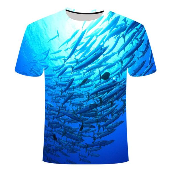 

3d fisherman tropical print summer fishinger animal 3d print shirts graphic hentai hentai men clothing