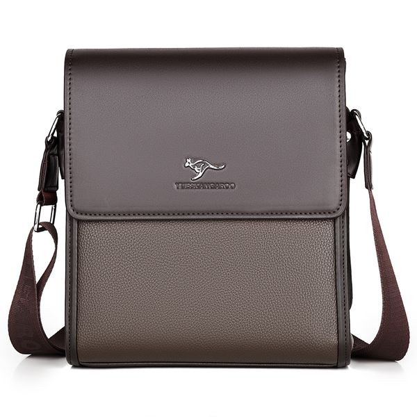 

hbp yues kangaroo brand men messenger bag men leather shoulder bag new business briefcase casual crossbody bag for ipad bolsas male