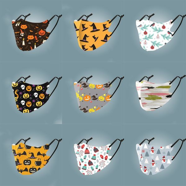 

portable riding mouth mask covers grid print earloop design anti spittle splashing dust face masks windbreakmascherine#866, Black