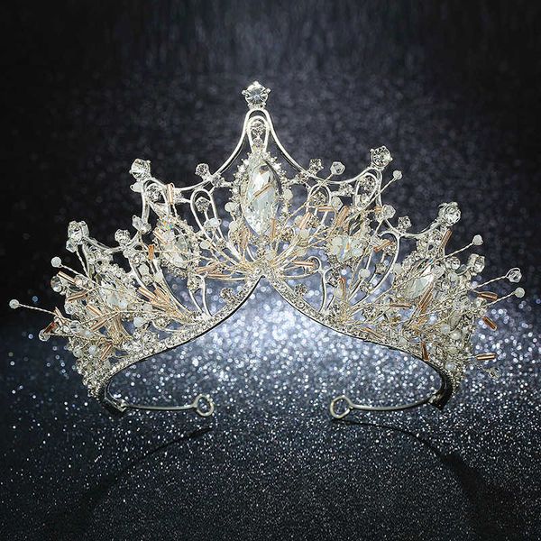 

new headdress korean grand bridal big eye crown