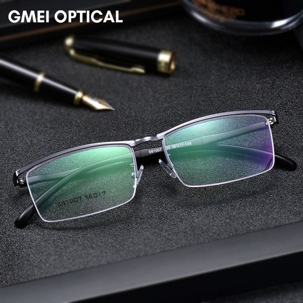 

business men browline half rim glasses frame metal alloy eyeglasses fashion optical eyewear men's spectacles prescription frames t20042, Silver