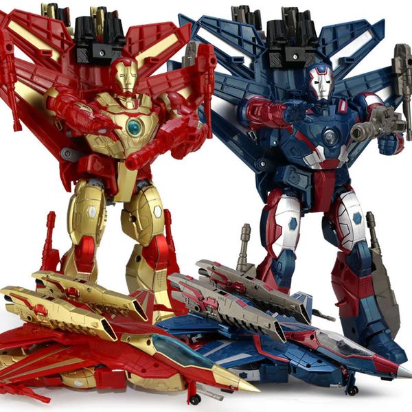 

children's deformation toy king kong battle plane revenge robot alliance hand made model boy gift