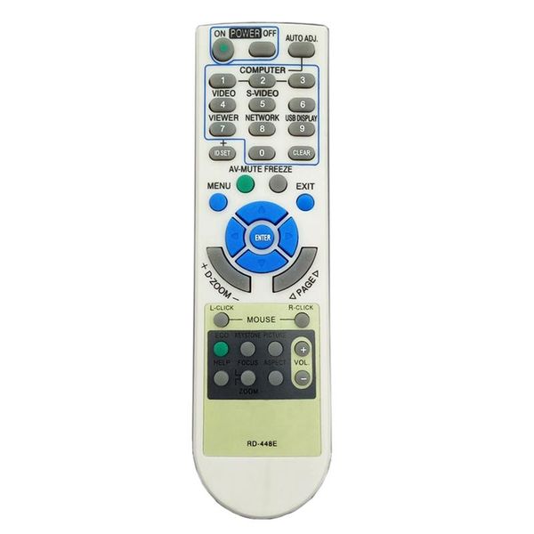 

rd-448e projector remote control for nec projector v260x+v300x+v260 rd-448e rd-443e lt180+lt280 lt380 m230 rd-450c m260xc