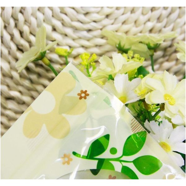 

green printing lovely plastic bag food storage bag plastic packaging bag zipper snacks jllbnh jhhome