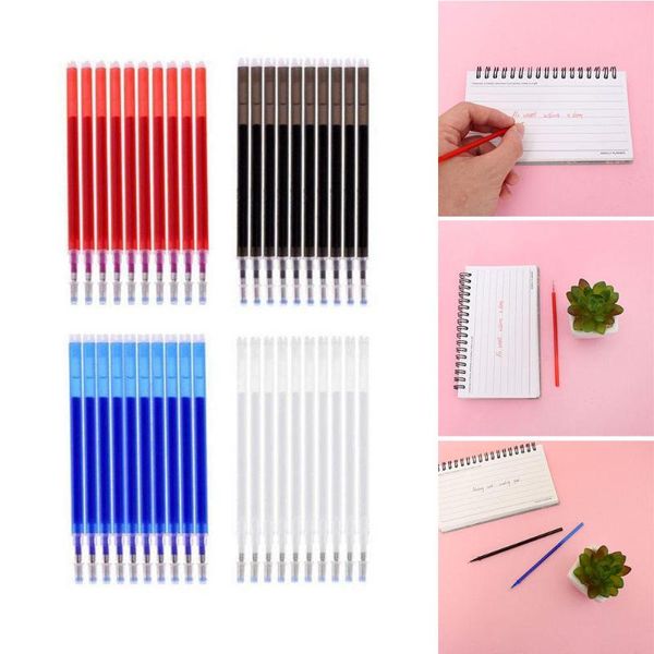 

10pcs heat erasable pen fade out fabric markers pencil high temperature disappearing marker pens fabric craft tailoring pens