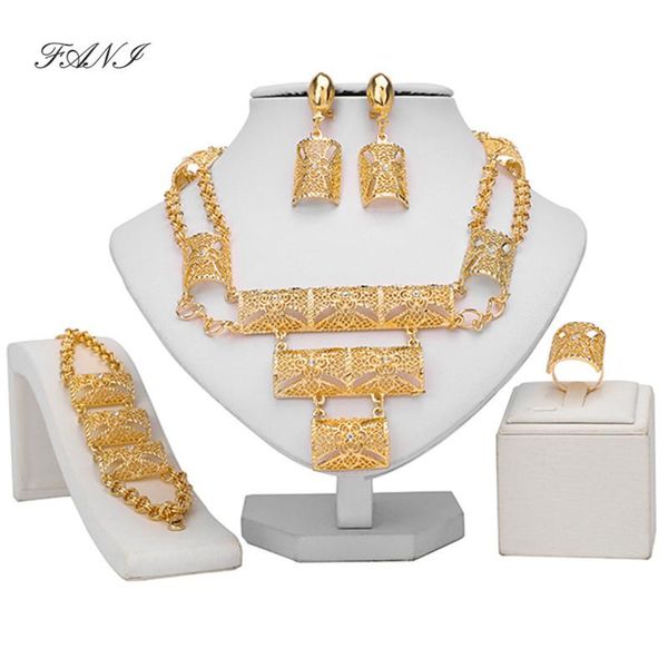 

fani quality fashion italian jewelry set wholesale dubai gold colorful jewelry sets brand fashion african bridal set, Silver