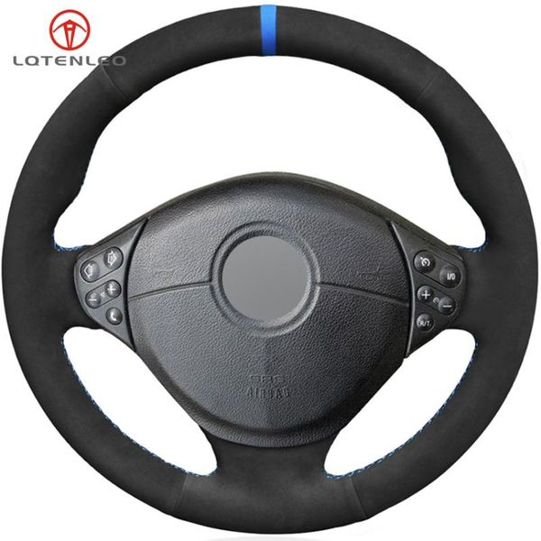 

steering wheel covers lqtenleo black suede diy car cover for e39 5 series 1999-2003 e46 3 1999-2005 e53 x5 e36 z3 1996-2006