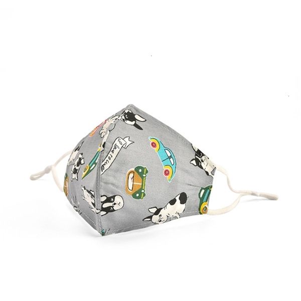 

dust-proof, new anti-haze, reusable children's fashionable cartoon printing, breathable and washable cotton cloth masks, inser 6 nk731
