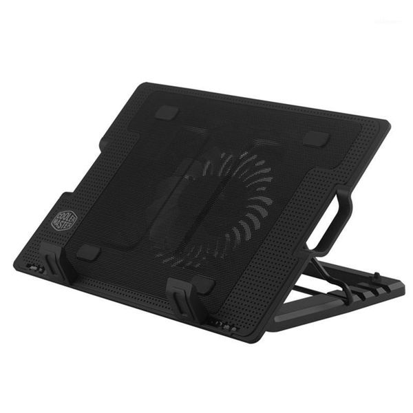 

2 usb lapcooling pads adjustable lapcooler accessories 6.5-45 degree blue led notebook stand base for computer pc1
