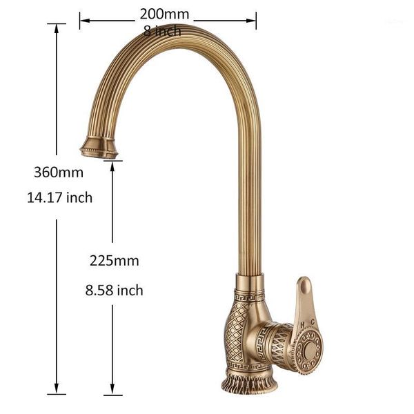 

vidric carved antique brass basin faucet deck mounted stripe wash sink faucet single lever mixer tap bathroom basin torneiras1