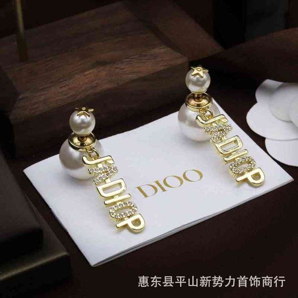 

pearl earrings new back hanging pearl earrings, Golden