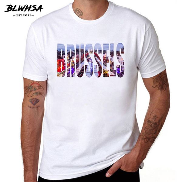 

blwhsa brussels city printing casual short sleeve belgian capital city brussels college style tees hooded sweatshirt hoodie men t shirt