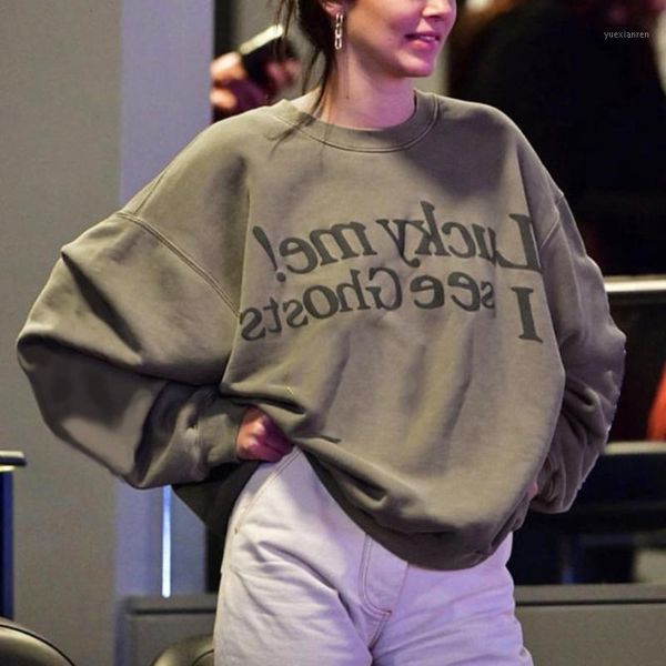 

army green oversized long hoodies dress women slogan printed loose sweatshirt winter harajuku fashion female pullover plus size1, Black