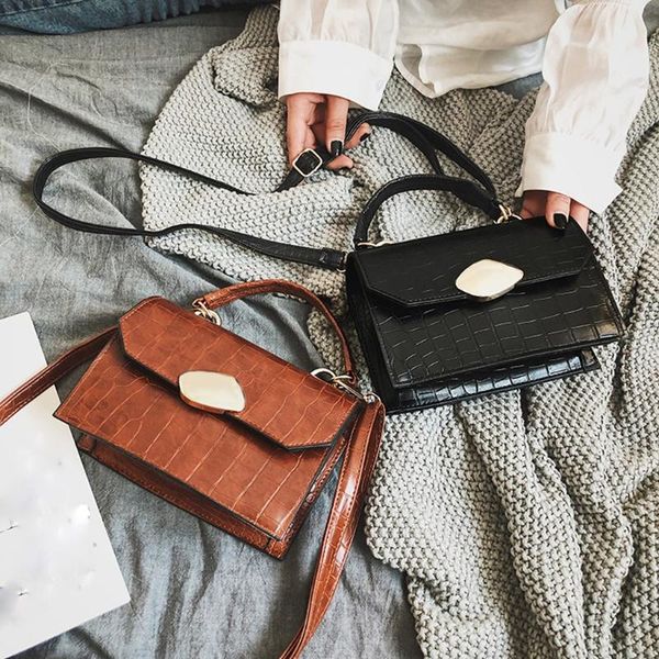 

shoulder bags bolsos mujer vintage alligator bag for women 2021 luxury handbags designer female chain crossbody sac