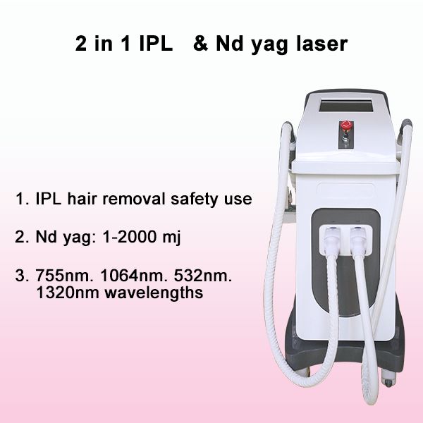 

taibo medical shr ipl elight hair removal and nd yag laser tattoo removal 2 in 1 device most popular and sell, Black